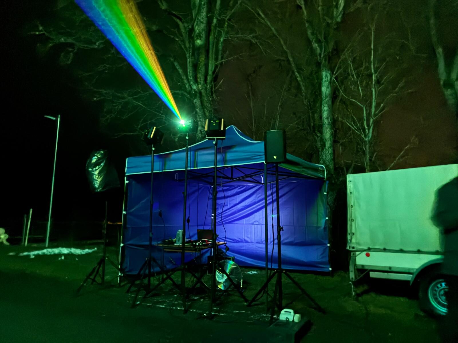 Laserová show s publikem